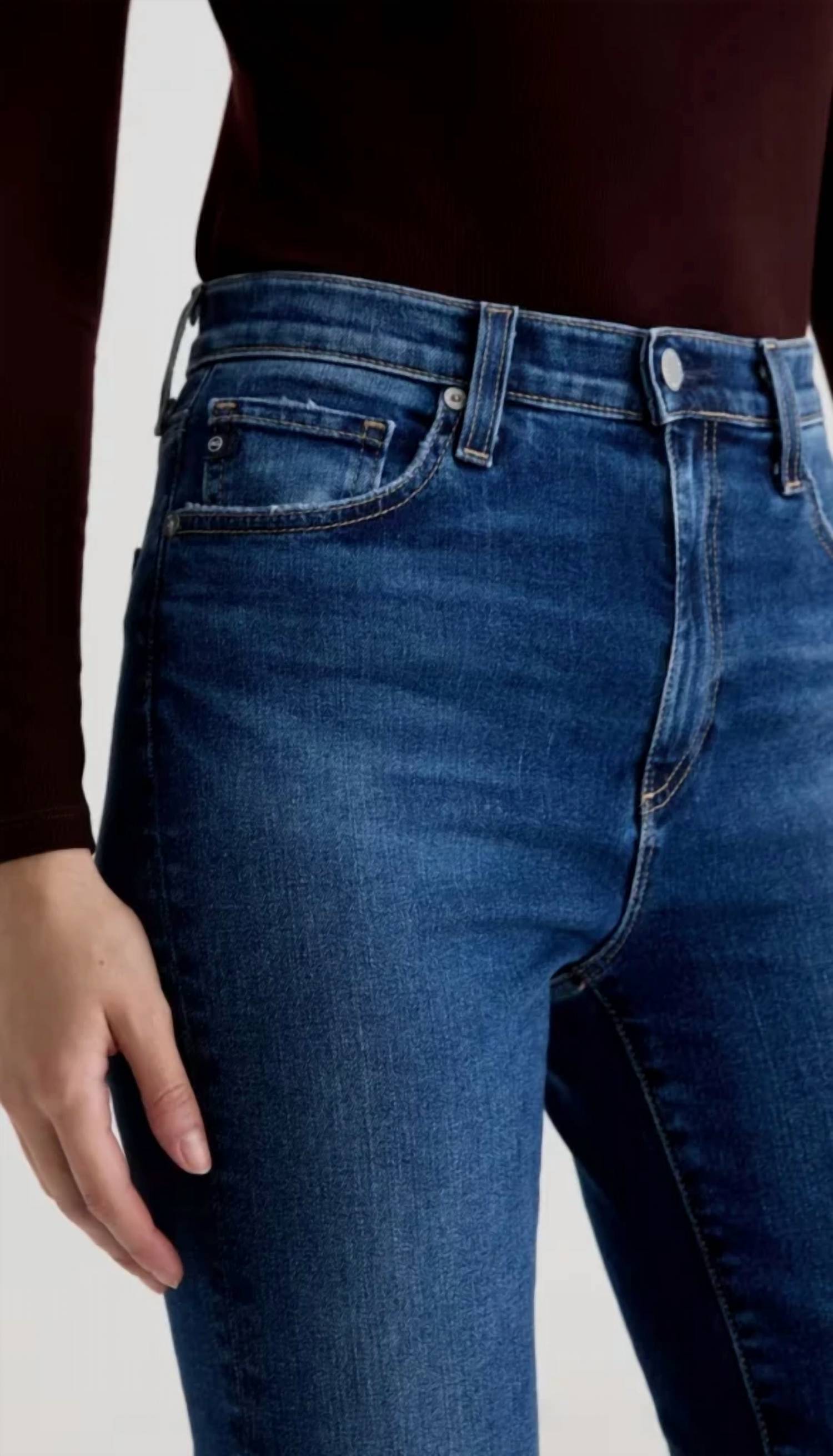 New Ag Jeans Madi High Rise Flare Jeans In Forgotten — image 5 of 5